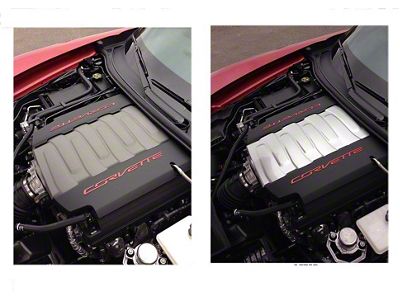 Engine Plenum Cover Overlay; Crystal Red Metallic (14-19 Corvette C7 Grand Sport, Stingray)