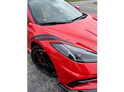 Fender Accent Hash Stripes; Red (20-24 Corvette C8)