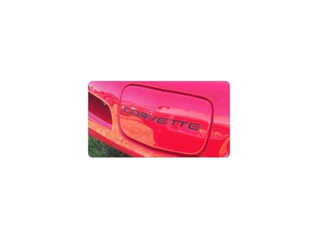 Front Bumper Cover Lettering Kit; Chrome (97-04 Corvette C5)