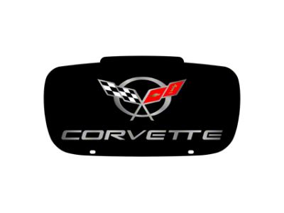 Front Contoured License Plate with C5 Logo (97-04 Corvette C5)