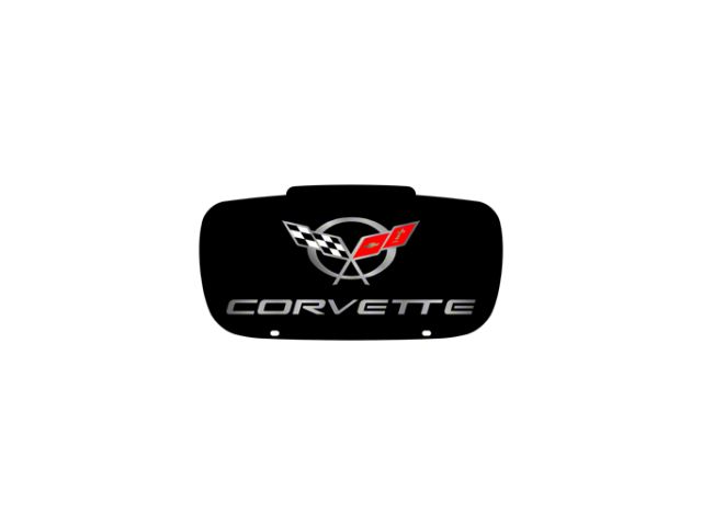 Front Contoured License Plate with C5 Logo (97-04 Corvette C5)