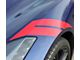 Front Fender Racing Hash Stripes Decals; Gloss Black (14-19 Corvette C7 Stingray)