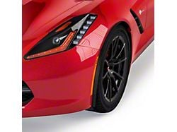 Front Fender Trim Molding Spats; Urban Camo Vinyl (14-19 Corvette C7)