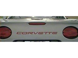 Front and Rear Bumper Inserts; Black (97-04 Corvette C5)