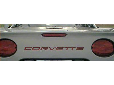 Front and Rear Bumper Inserts; Red (97-04 Corvette C5)