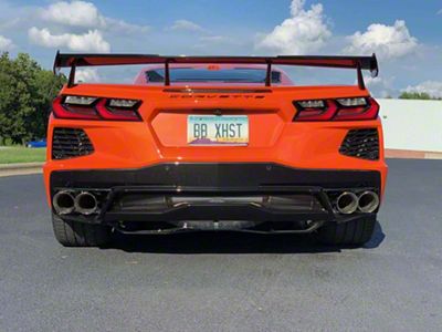 FUSION Axle-Back Exhaust System with Round Black Tips (20-25 Corvette C8 Stingray)