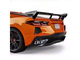 High Wing Rear Spoiler; Gloss Black (20-25 Corvette C8)