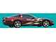 Indianapolis 500 Pace Car Decal Kit; Gold/White (2003 Corvette C5)