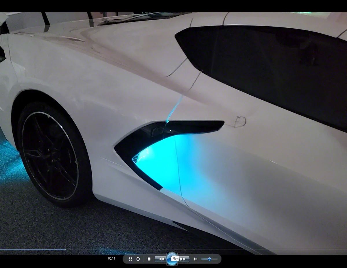 Corvette Level 1 Exterior RGB LED Lighting System; Bluetooth (20-24 ...