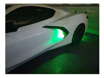 Level 2 Exterior RGB LED Lighting System; Key Fob (20-24 Corvette C8 Coupe)