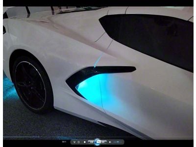 Level 3 Exterior RGB LED Lighting System; Bluetooth (20-24 Corvette C8 Coupe)