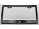 License Plate Frame; Stainless Steel (20-25 Corvette C8)