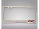 License Plate Frame with Stingray R Lettering (20-24 Corvette C8)