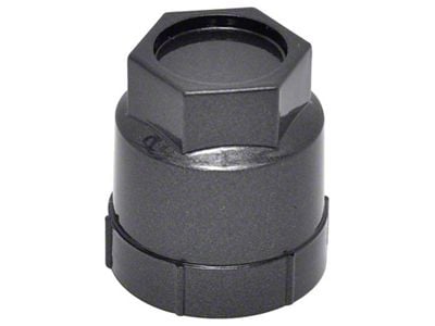 Lug Nut Cap; Dark Gray (97-04 Corvette C5)