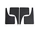 Mud Flaps; Front and Rear; Matte Black Vinyl (05-13 Corvette C6)