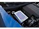 Polished Fuse Box Cover; Dark Blue Inlay Solid (14-19 Corvette C7, Excluding ZR1)