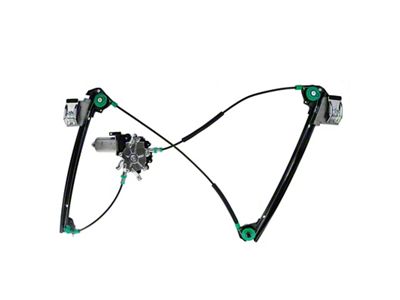 Power Window Regulator and Motor; Driver Side (97-04 Corvette C5)