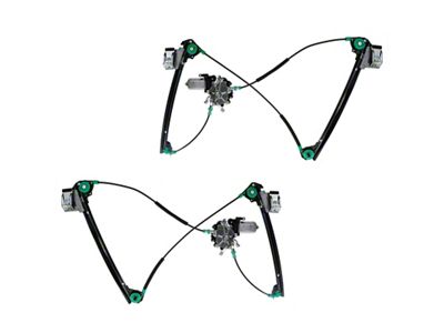 Power Window Regulator and Motors; Rear (97-04 Corvette C5)