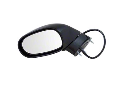 Powered Heated Mirror; Paint to Match Black; Driver Side (05-09 Corvette C6)