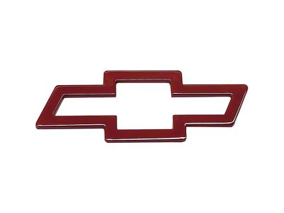 Rear Deck Lid Bow Tie Emblem; Red (00-05 Corvette C5 & C6)