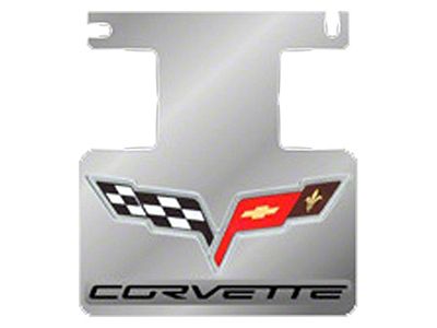 Rear Exhaust Enhancer Plate with C6 Logo (05-13 Corvette C6)