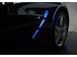 Remote Controlled Fender Cove LED Lighting Kit; Blue (14-19 Corvette C7)