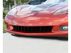 Retro Style Grille; Black Stealth (05-13 Corvette C6 Base)