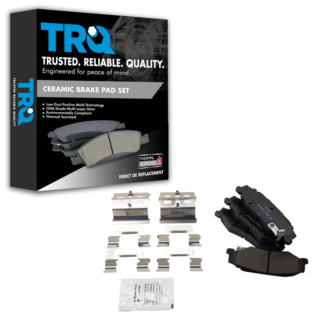 Corvette Semi-Metallic Brake Pads; Rear Pair (97-04 Corvette C5; 05-13 ...