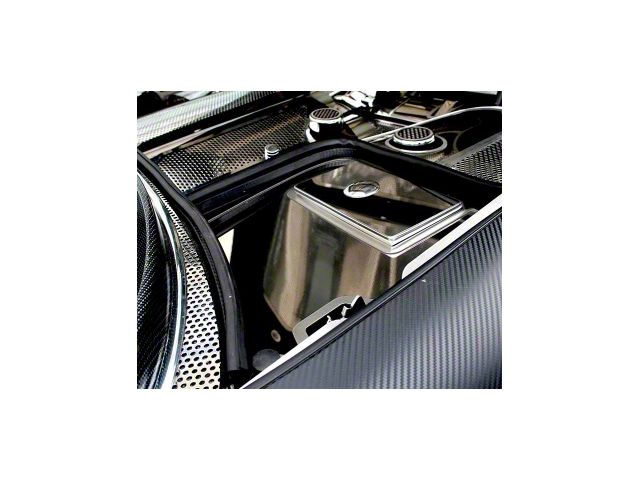 Stainless Steel Fuse Box Cover; Polished (97-04 Corvette C5)