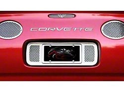 Stainless Steel Rear Bumper Letters; Polished (97-04 Corvette C5)