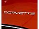 Stainless Steel Rear Bumper Letters; Polished (05-13 Corvette C6)