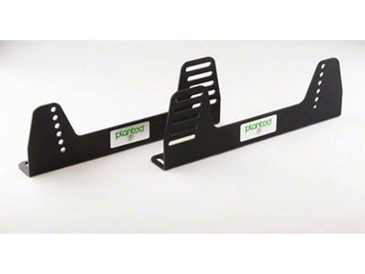 Steel 90-Degree Universal Side Mount Seat Bracket; Black (Universal; Some Adaptation May Be Required)