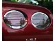 Tail Light Grille Covers; Stainless Steel (97-04 Corvette C5)