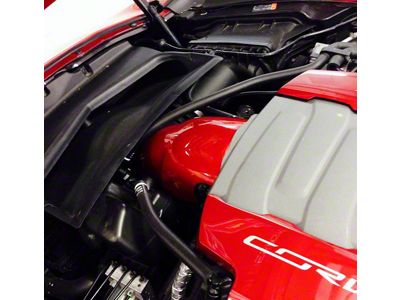 Throttle Body Cover; Daytona Sunrise Orange (14-19 Corvette C7 Grand Sport, Stingray)