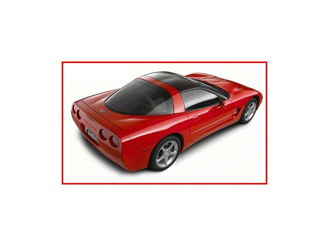 Transparent T-Top Roof Panels; Smoke Blue (97-04 Corvette C5 Coupe)