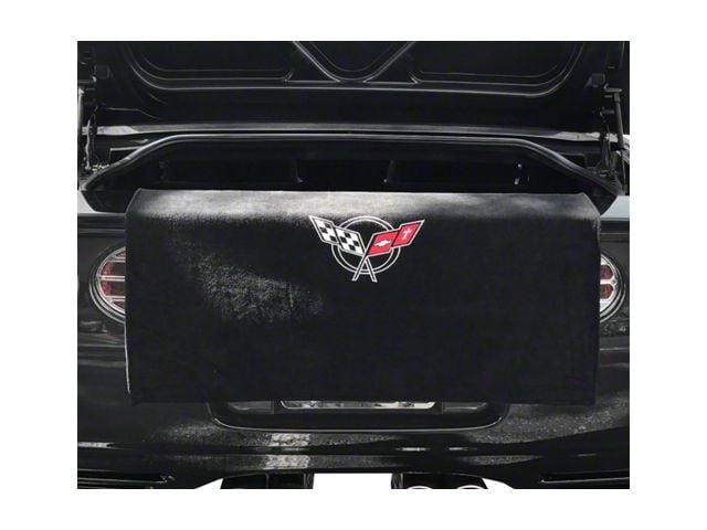 Trunk Towel Cover; Black (97-04 Corvette C5)