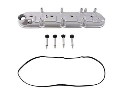 Valve Cover; Driver Side; Silver (09-13 Corvette C6)