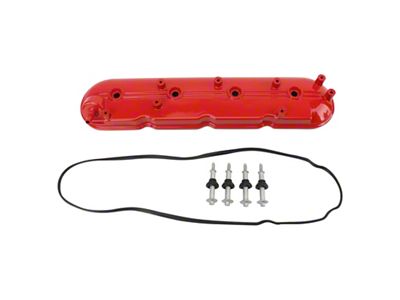 Valve Covers; Red (09-13 Corvette C6)