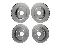 Vented Rotors; Front and Rear (05-13 Corvette C6 Base w/ Standard Brake Package)