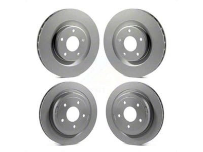 Vented Rotors; Front and Rear (05-13 Corvette C6 Base w/ Standard Brake Package)