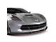 VZ Style Front Bumper Splitter; Dry Carbon Fiber Vinyl (14-19 Corvette C7, Excluding ZR1)