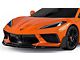 VZR1 Full Aero Splitter Package; Dry Carbon Fiber Vinyl (20-24 Corvette C8, Excluding Z06)