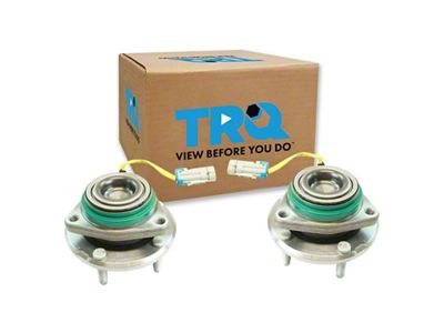 Wheel Bearing and Hub Assembly Set; Front (09-13 Corvette C6, Excluding ZR1)