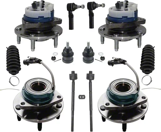 Corvette Wheel Hub Assemblies with Ball Joints and Tie Rods (97-08 ...