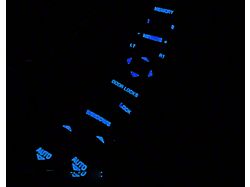 Window Switch LED Lighting Kit; Blue (97-04 Corvette C5)
