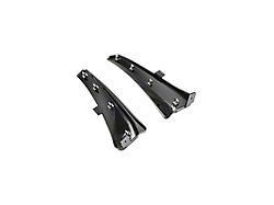 XL Extended Package Front Splash Guards; Carbon Flash Metallic (23-24 Corvette C8 E-Ray, Z06)