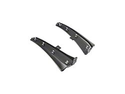 XL Extended Package Front Splash Guards; Matte Black (23-24 Corvette C8 E-Ray, Z06)