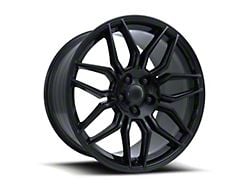 Z06 Replica Gloss Black Wheel; Rear Only; 20x12; 59mm Offset (20-25 Corvette C8 Stingray)