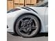 Z06 Style Fender Flare Extension; Front; Matte Black (20-25 Corvette C8)