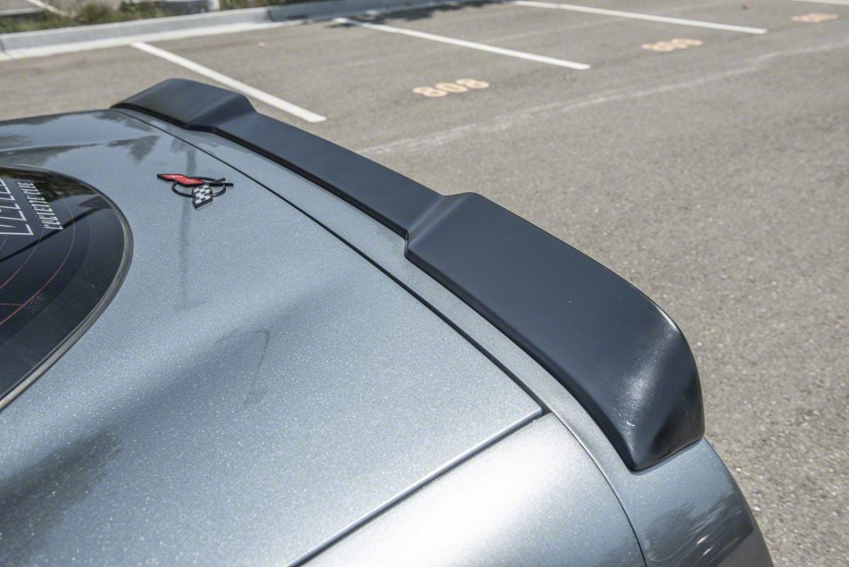 Corvette ZR1 Extended Rear Spoiler; Primer Black (97-04 Corvette C5 ...